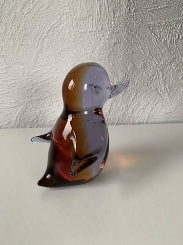 Pinguin glas figur murano - pinguin,