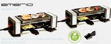 Emerio Raclette-Grill einzigartig 1 oder 2 Geräte für 2 oder 4 Personen