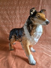 Schöne Porzellan Figur Hund Coliie von Goebel 43 × 29 × 15cm - 1. Wahl