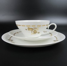 Rosenthal Porzellan Teegedeck Serie Romanze in Gold Björn Wiinblad Design