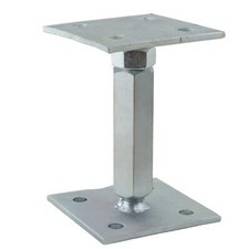 Pfostenträger Harry 100 x 100 mm höhenverstellbar 140 -200 mm Pfosten GeZu Impex