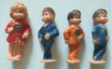 EDUSCHO 4 Stück WERBEFIGUREN - 3 x ED, 1 x USCH- Größe bis ca. 6,5 cm