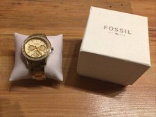 Fossil Stella ES3101 Chronograph Uhr, Armbanduhr gold !!!