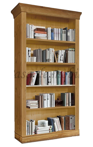 Massivholz bücherregal kiefer - massivholz,