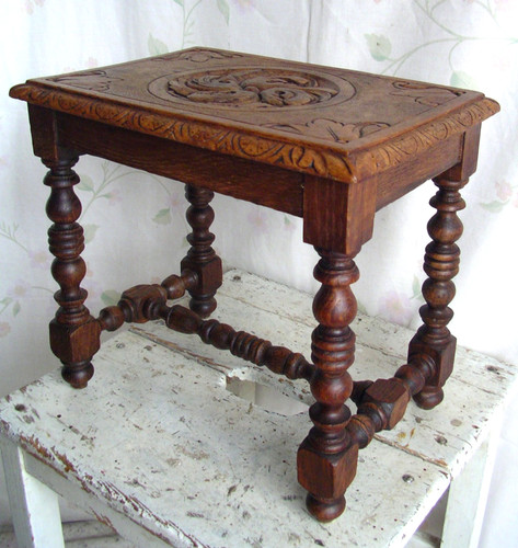Frankreich antiker hocker - antiker,