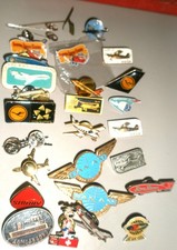 Anstecknadeln - Pins - Lufthansa - Zeppeline - Flugz. Fußball- Div. Ausführungen