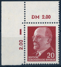 Ulbricht DDR 848XxI** EOR mit Farbbalken (BPP gepr.) !!!