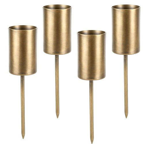 Kerzenhalter adventskranz gold - kerzenhalter,
