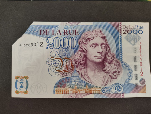 Rare 2000 units overprinted - 2000,