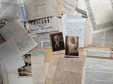 Sammlung Autographen, Dokumente , Frontberichte, Zeitung u.a. - tolles Konvolut