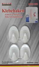4 selbstklebende Haken