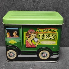 The Silver Crane Company 1991 Blechdose " The Premier Tea " Made In England Dose