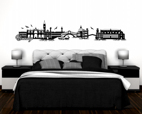 Wandtattoo venedig skyline - wandtattoo,