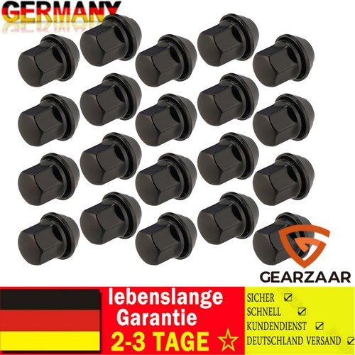 Radmuttern kegelbund schwarz - radmuttern,