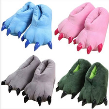 H Kinder Hausschuhe Tierpfoten