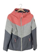 BLIND DATE Winterjacke Damen Jacke Gr. DE 36 hellgrau-pink Casual-Look