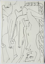 Zeichnung Federzeichnung Tinte