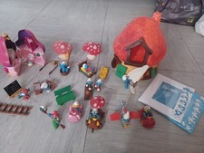 Schlümpfe Konvolut  Mit Zubehör, 2 Bildrahmen,boxer,Schüler, Und Super Schlümpfe