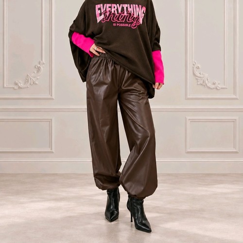 Damen kunstlederhose - damen,