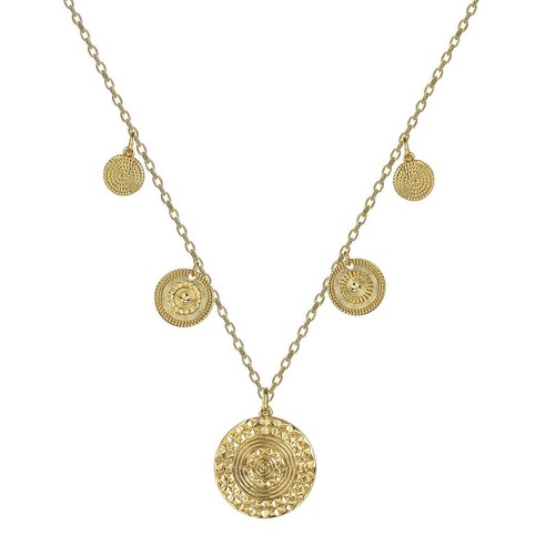 Damenkette gold vergoldet - damenkette,