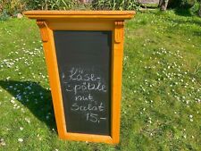 Kreidetafel - Chalkboard aus Echtholz, für Restaurants & Büros - 1 Meter hoch