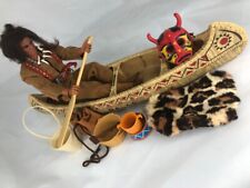 Big Jim Figur WINNETOU Geronimo Indianer Karl May a. Sammlung Figur Kanu Mattel