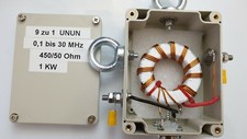 Unun übertrager 1 kw - 9,