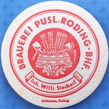 Alter Bierdeckel Brauerei Pusl