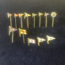 10 Anstecknadel + 3 Broschen Rederei und Seefahrt