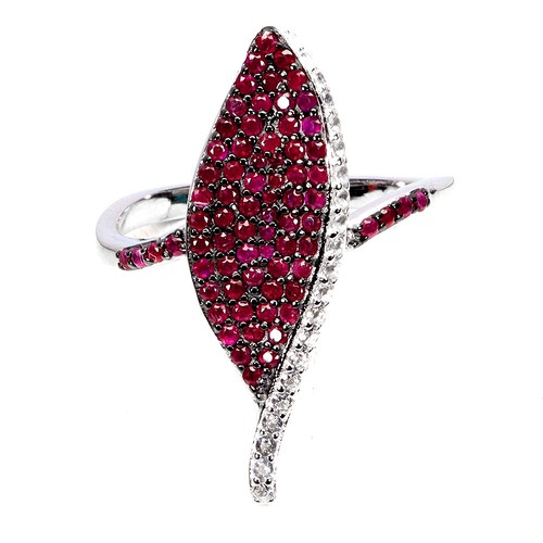 925 sterlingsilber ring rubin - 925,