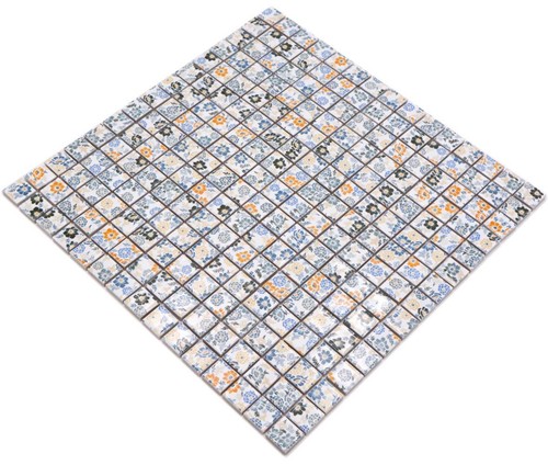 Retro vintage mosaik fliese - retro,