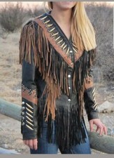 Damen wildleder leder western - leder,