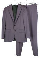 Suitsupply La Spalla / Soho SA Anzug Herren UK 36 Lila Wolle 2 Teile