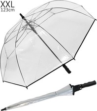 Regenschirm XXL transparent