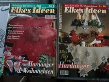 2 Hardanger Sticken Hefte