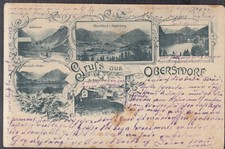 6538. Mehrbild-Ak Oberstdorf mit 5 versch. Ansichten 1897