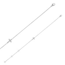 White gold 750 bracelet 0.07ct