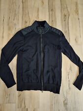 Belstaff Strickjacke Cardigan Sweatjacke Gr. XXL Herren Blau
