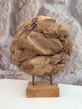 HOLZSKULPTUR MOON 50CM