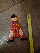 Sevi Holz-Buchstaben - Clown - Kinderzimmer -A- Buchstabe -