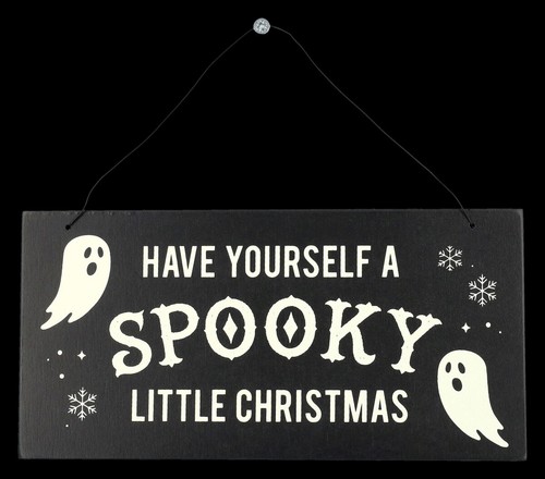 Schild weihnachtsdeko geister - schild,