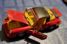 Porsche 911 Targa Carrera 2 in 1:18, rot, Anson, mit abnehmbarem Targadach, TOP