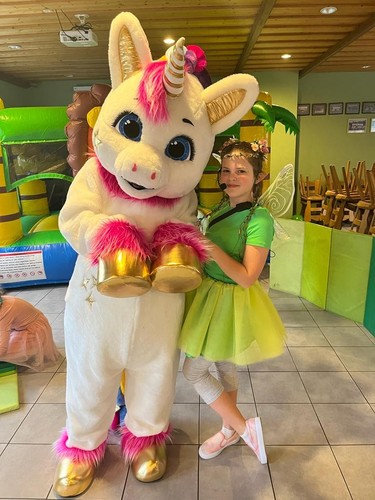 Maskottchen kostüm einhorn - maskottchen,