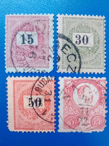 Lot alter ungarn briefmarken - alter,