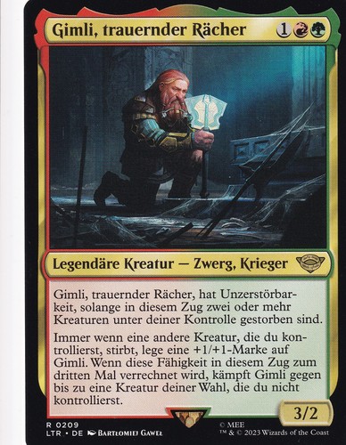 Mtg gimli trauernder - mtg, gimli,
