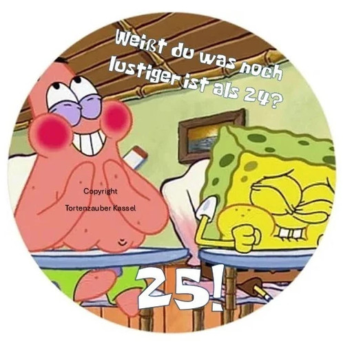 Spongebob tortenaufleger - spongebob,