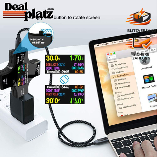 Usb leistungstestgerät 1 - usb-leistungstestgerät, 2-in-1