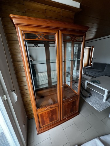 Vitrine aus echtholz im - aus,