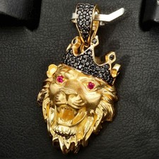 Feiner Pantherkopf Anhänger