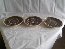  3 Keramik Wandteller DDR 
